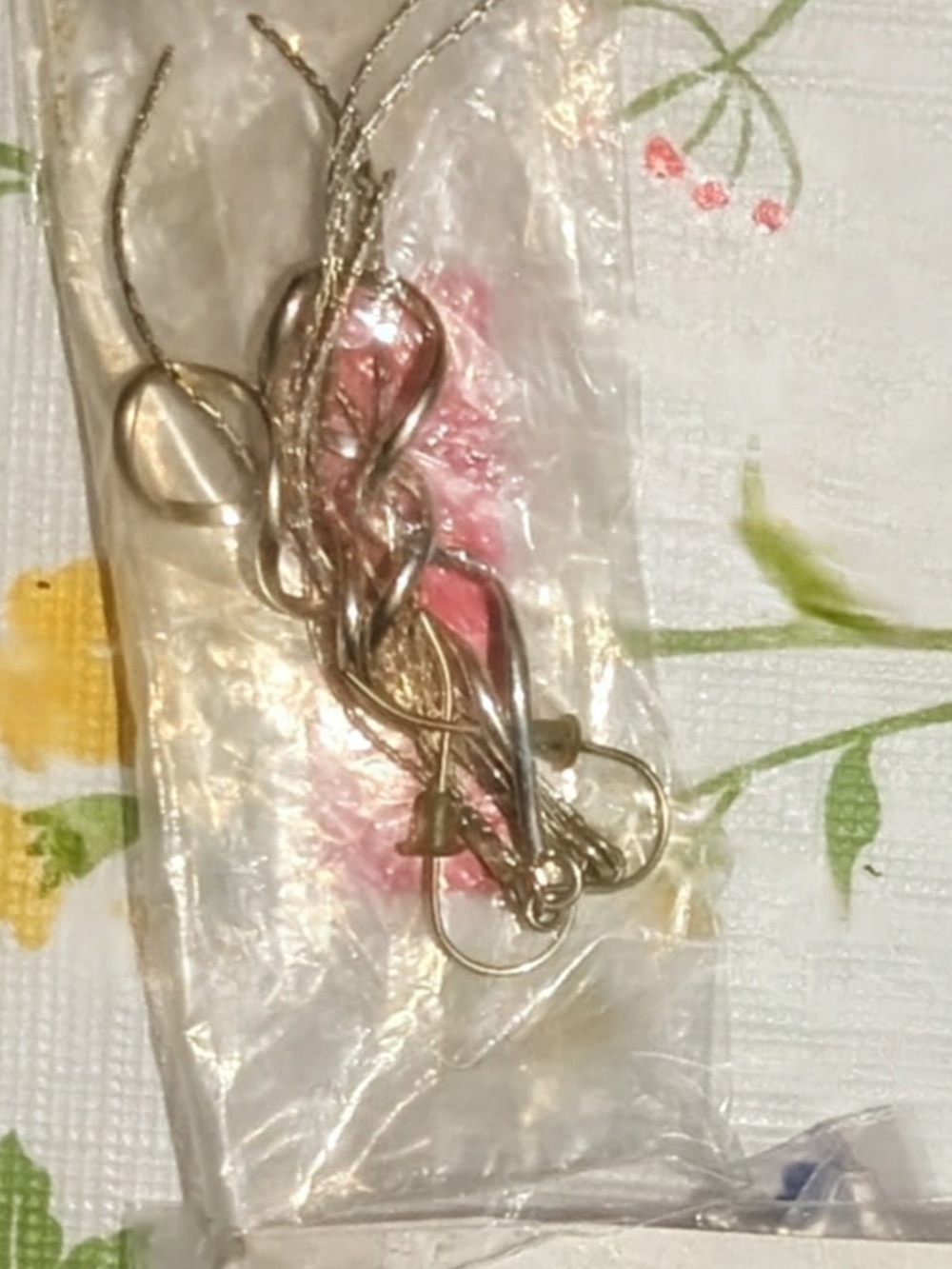 Silver-Tone Twisted Drop Earrings for Women